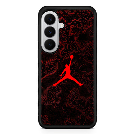 Air Jordan Logo Abstract Line Samsung Galaxy S26 Case | Slim Samsung Galaxy S26 Rubber Case