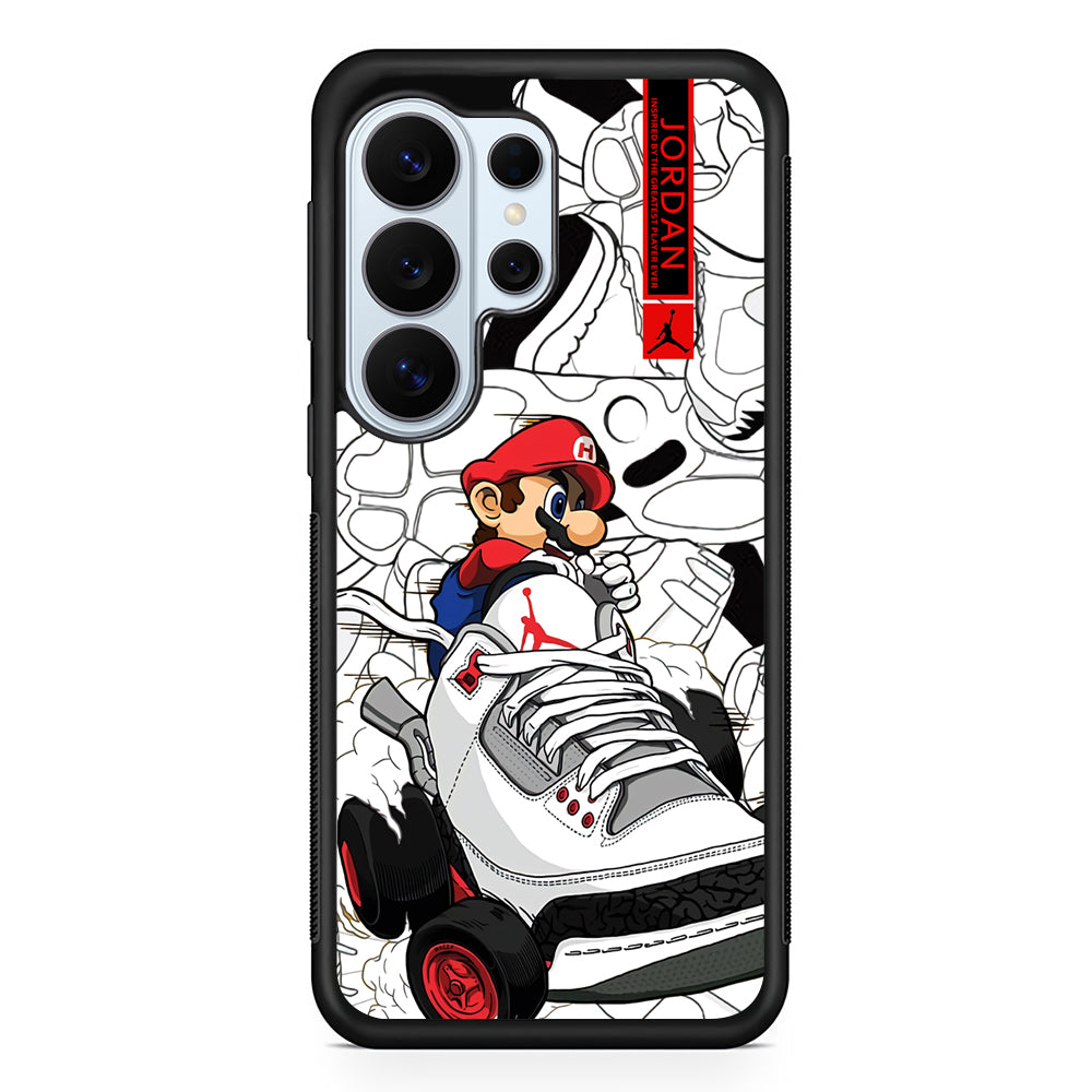 Air Jordan Mario Ride The Shoes Samsung Galaxy S26 Ultra Case | Protective Phone Cover