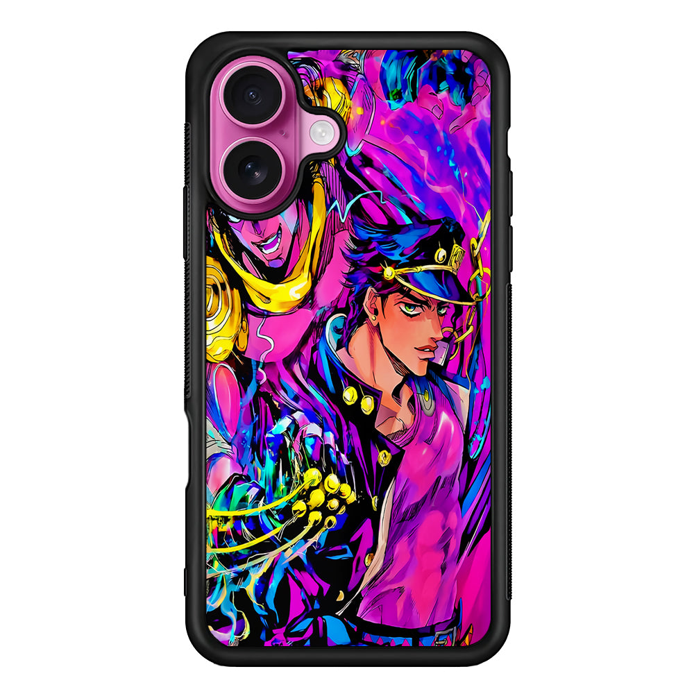 Jotaro Kujo Jojo iPhone 17 Case | Slim Protective Rubber Phone Cover