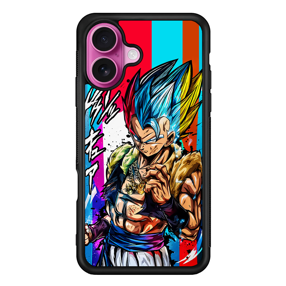 Gogeta Dragon Ball Z Art iPhone 17 Case | Slim Protective Rubber Phone Cover