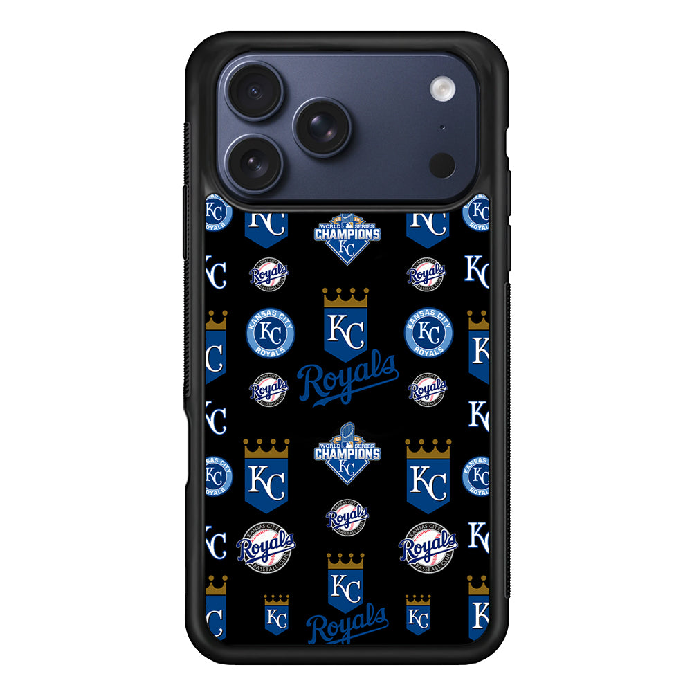 Kansas City Royals Pattern iPhone 17 Pro Max Case | Slim Protective Cover for iPhone 17 Pro Max