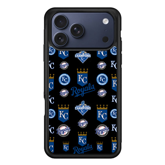 Kansas City Royals Pattern iPhone 17 Pro Max Case | Slim Protective Cover for iPhone 17 Pro Max