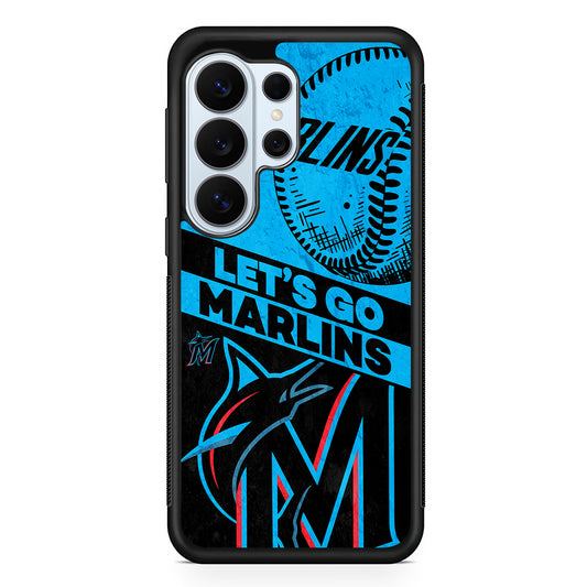 Miami Marlins Let's Go Samsung Galaxy S26 Ultra Case | Protective Phone Cover