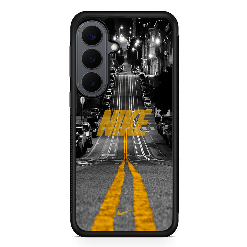 Nike Night Yellow Flames Samsung Galaxy S26 Plus Case | Durable Samsung Galaxy S26 Plus Cover