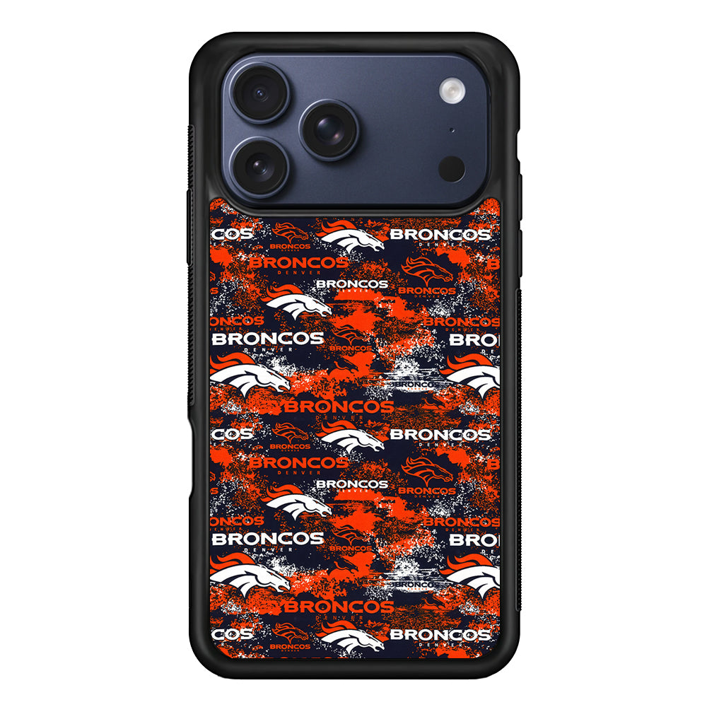 Denver Broncos Patterns iPhone 17 Pro Max Case | Slim Protective Cover for iPhone 17 Pro Max