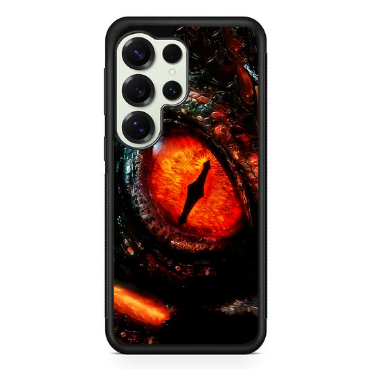 Eye of a Red Dragon Samsung Galaxy S25 Ultra Case | Durable Rubber Case for Samsung Galaxy S25 Ultra