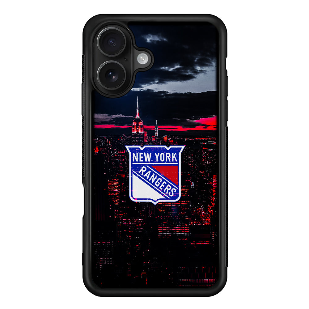 New York Rangers City iPhone 16 Case - Oxvistore