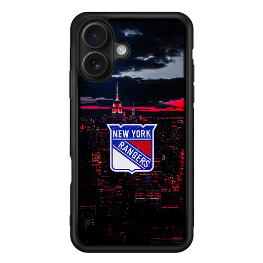 New York Rangers City iPhone 16 Case - Oxvistore