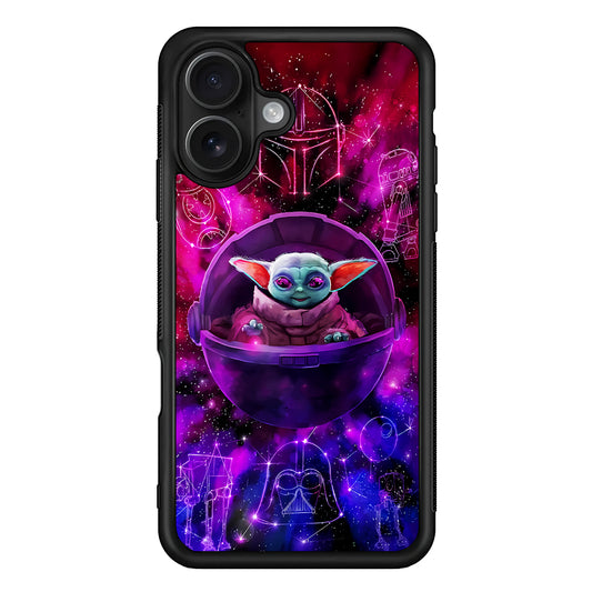 Yoda Star Wars Spacecraft iPhone 16 Case - Oxvistore