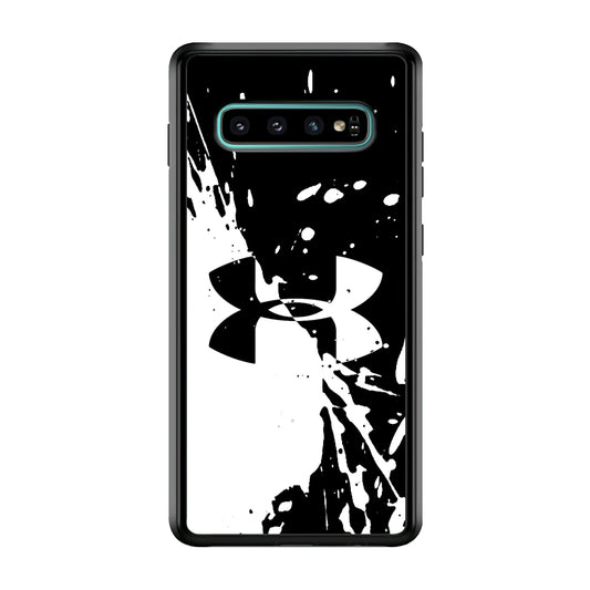 Under Armour Black White Samsung Galaxy S10 Plus Case | Slim Rubber Case for Samsung Galaxy S10 Plus