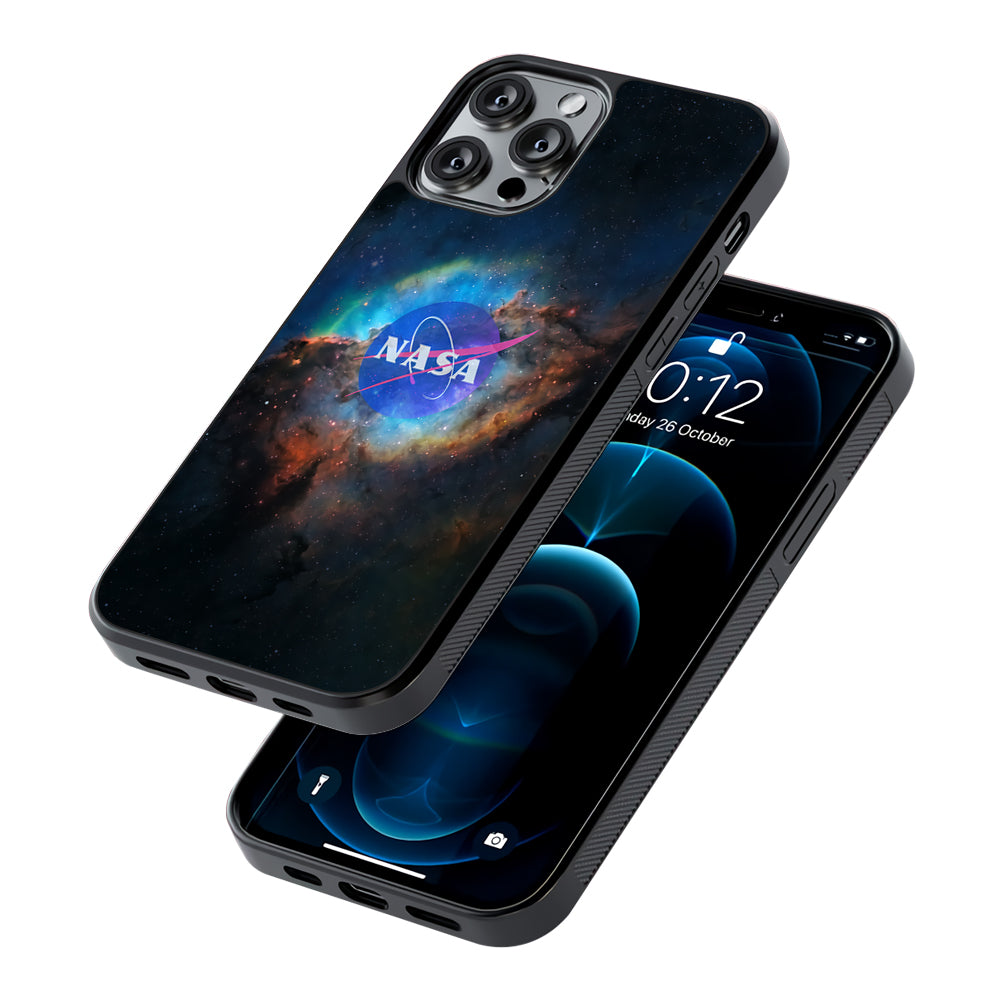 Nasa Light Splash 2D Rubber Phone Case | Slim Protective Phone Case