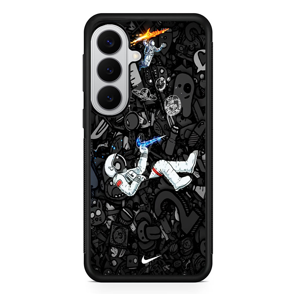 Nike Graffiti Astronaut Samsung Galaxy S26 Case | Slim Samsung Galaxy S26 Rubber Case