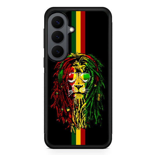 Reggae Lion Rasta Samsung Galaxy S26 Plus Case | Slim Rubber Case for Samsung Galaxy S26 Plus