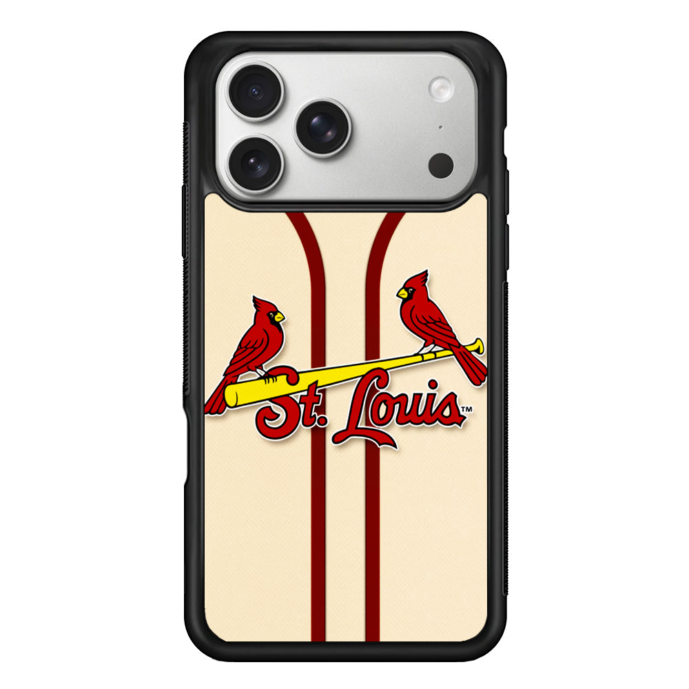 St. Louis Cardinals Jersey iPhone 17 Pro Case | Slim Rubber Case for iPhone 17 Pro