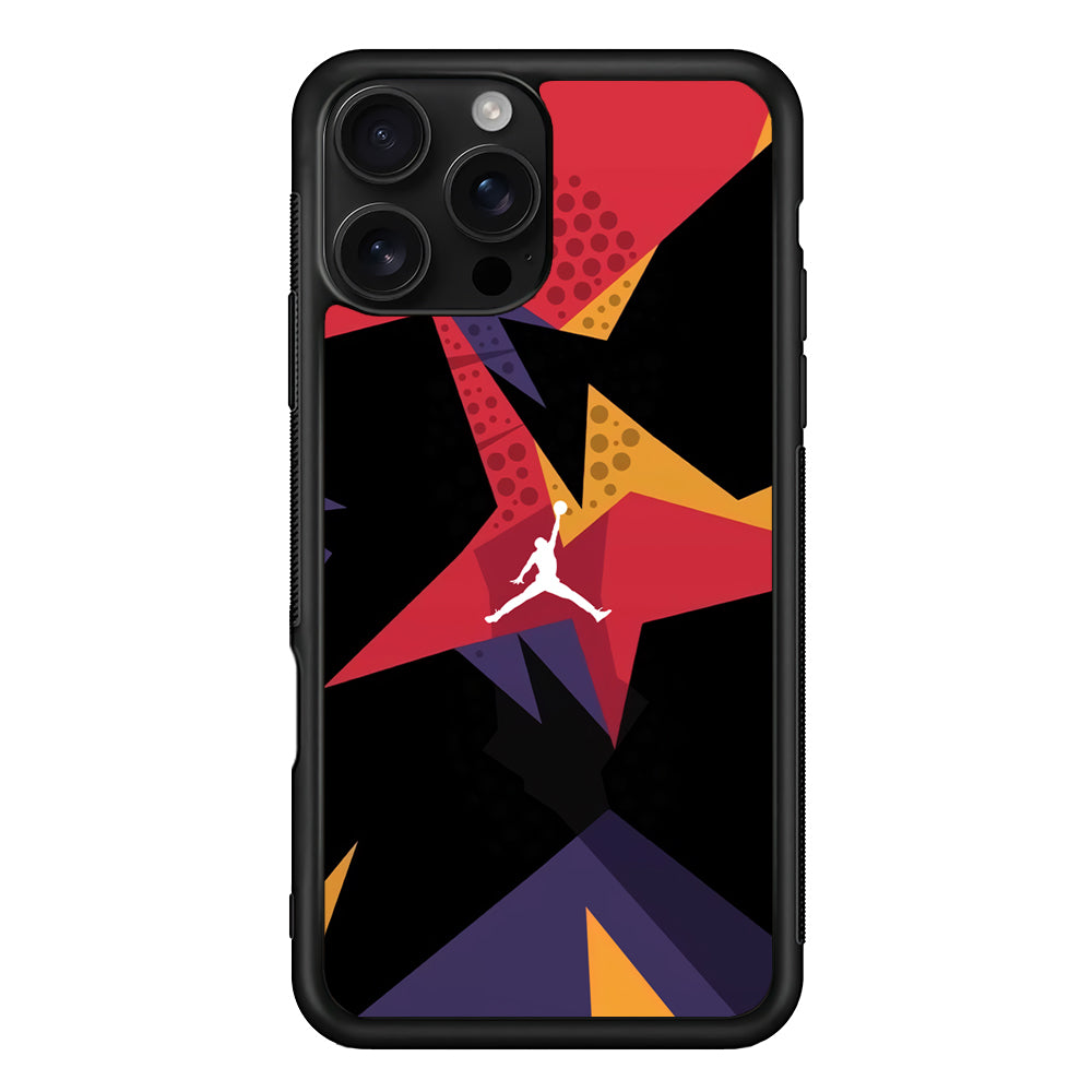 Air Jordan Silhouette of Footstep iPhone 16 Pro Case - Stylish Protective Cover for iPhone 16 Pro