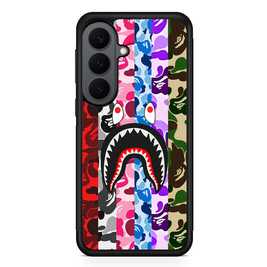 Bape Colorfull Camo Samsung Galaxy S26 Plus Case | Slim Rubber Case for Samsung Galaxy S26 Plus