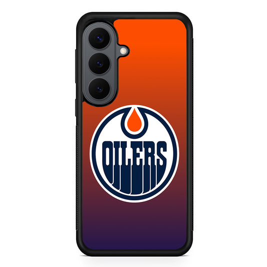Edmonton Oilers Gradient Samsung Galaxy S26 Plus Case | Slim Rubber Case for Samsung Galaxy S26 Plus