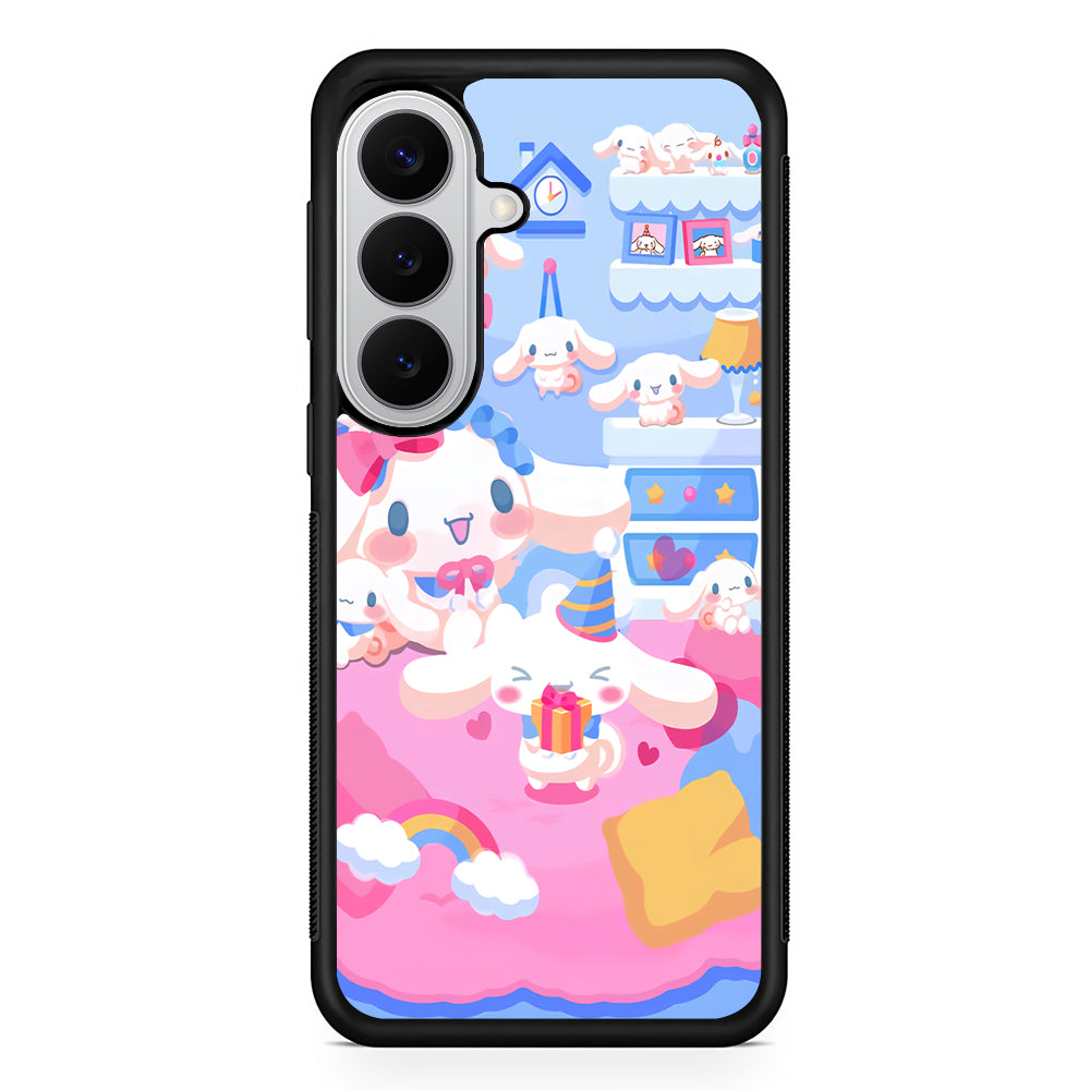 Cinnamoroll's Birthday Samsung Galaxy S26 Case | Protective Rubber Cover