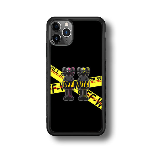 Kaws Twin Off White iPhone 11 Pro Max Case | Slim Rubber Case for iPhone 11 Pro Max