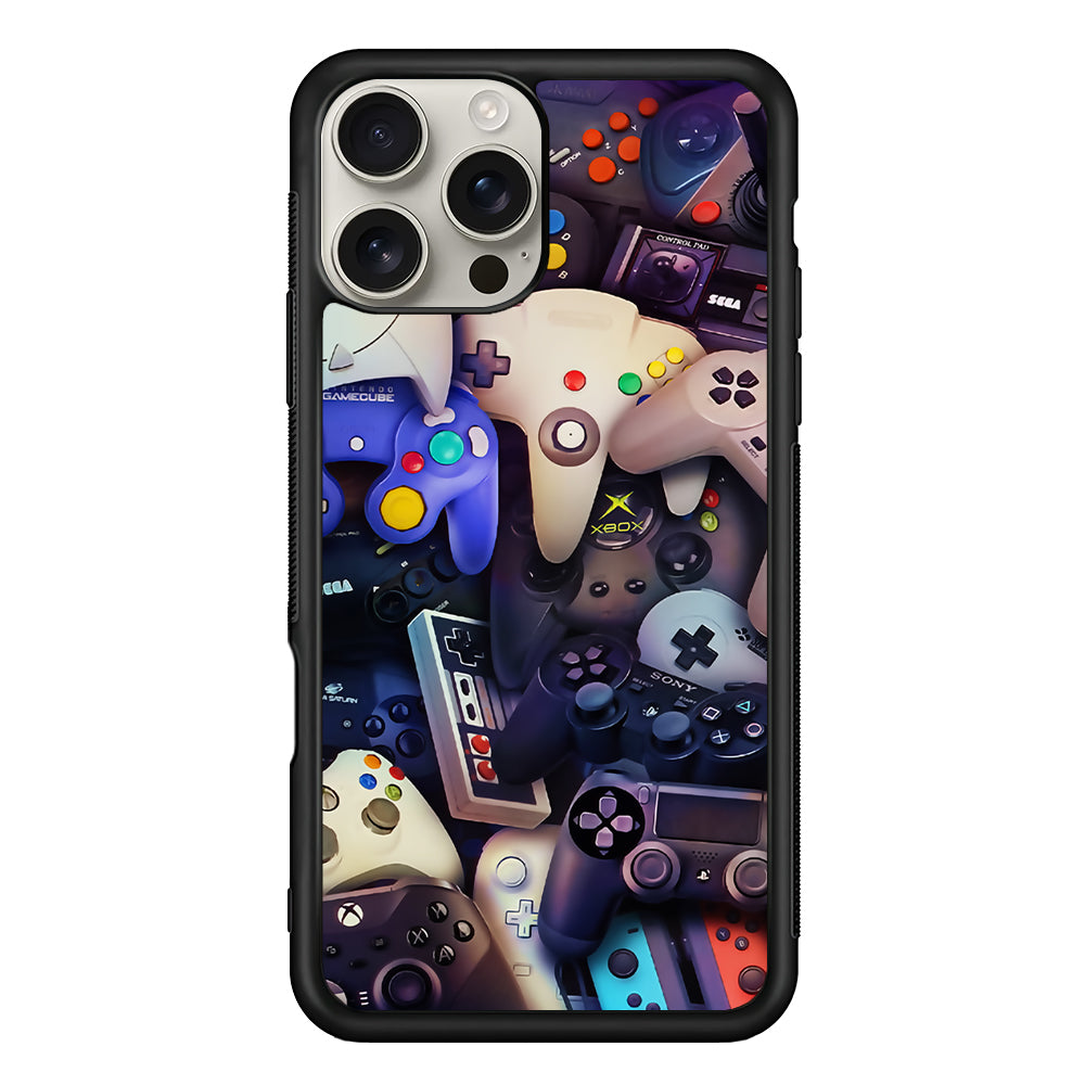 Console Controller Game Retro iPhone 16 Pro Max Case | Stylish Protective Case for iPhone 16 Pro Max