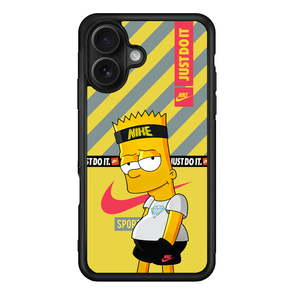 Nike Chill Bart iPhone 16 Case - Oxvistore