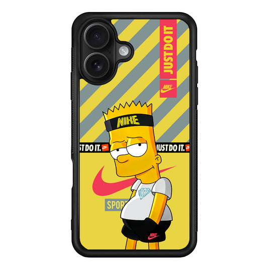 Nike Chill Bart iPhone 16 Case - Oxvistore