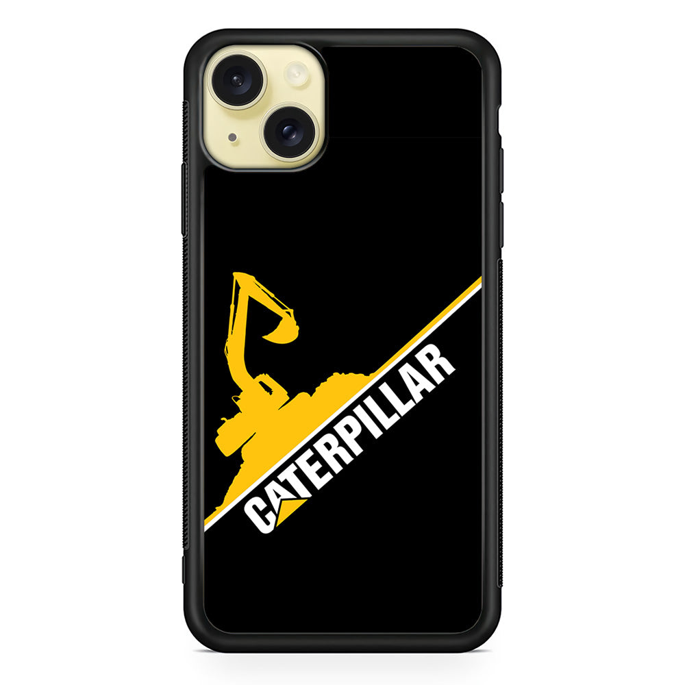 Caterpillar Built to Conquer iPhone 15 Plus Case | Slim Rubber Case for iPhone 15 Plus