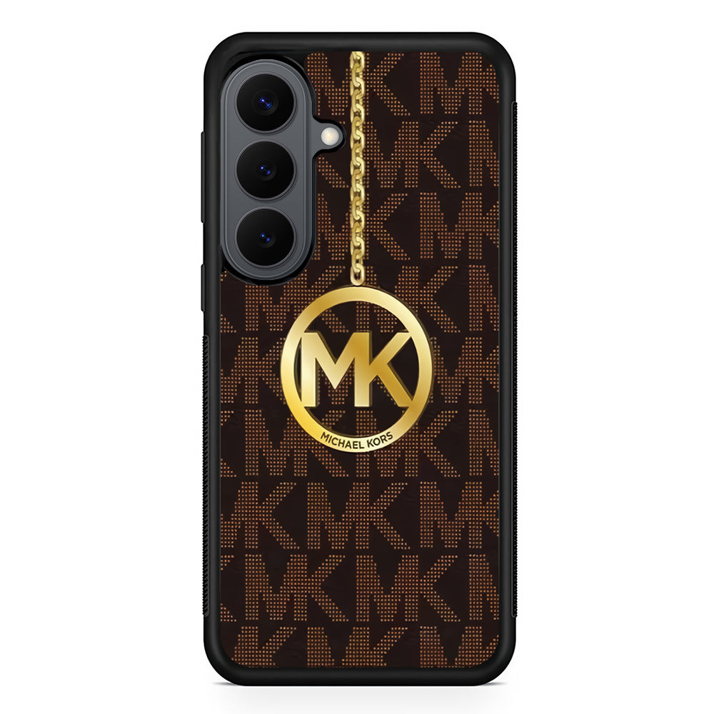 Michael Kors Brown Pattern Samsung Galaxy S26 Plus Case | Slim Rubber Case for Samsung Galaxy S26 Plus