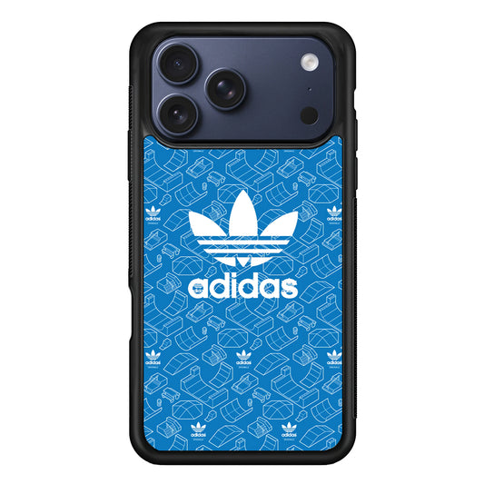 Adidas Skatepark Silhouette Patern iPhone 17 Pro Max Case | Durable Rubber Case for iPhone 17 Pro Max