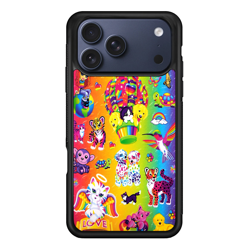 Cute Animal Cartoon Rainbow Pattern iPhone 17 Pro Max Case | Slim Protective Cover for iPhone 17 Pro Max