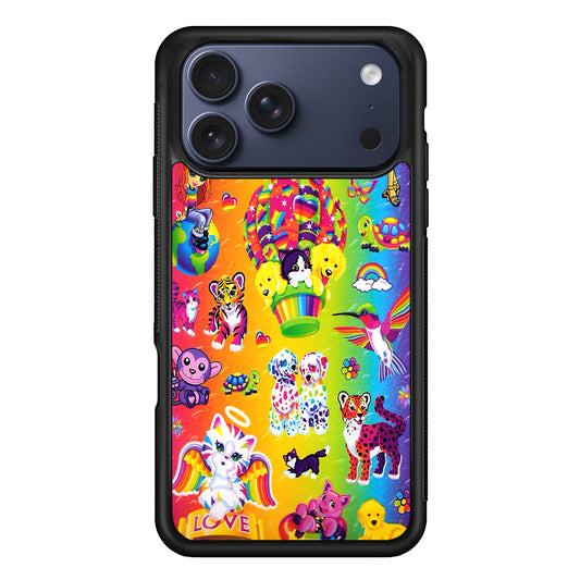 Cute Animal Cartoon Rainbow Pattern iPhone 17 Pro Max Case | Slim Protective Cover for iPhone 17 Pro Max