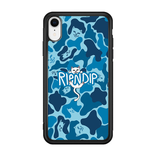 Rip N Dip Blue Camo iPhone XR Case | Slim Rubber Case for iPhone XR