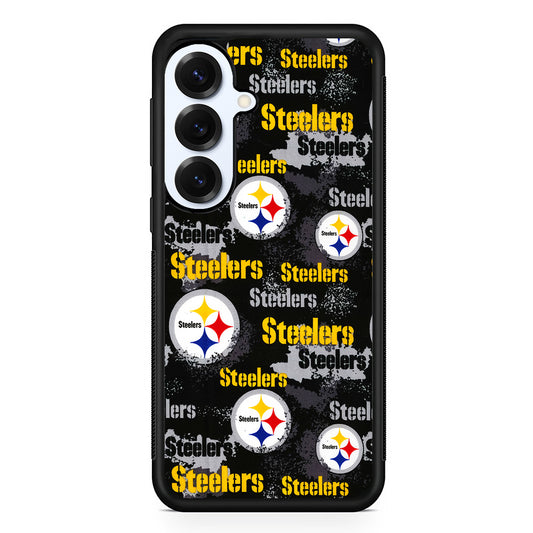 Pittsburgh Steelers Pattern Samsung Galaxy S25 Plus Case | Slim Rubber Cover for Samsung Galaxy S25 Plus