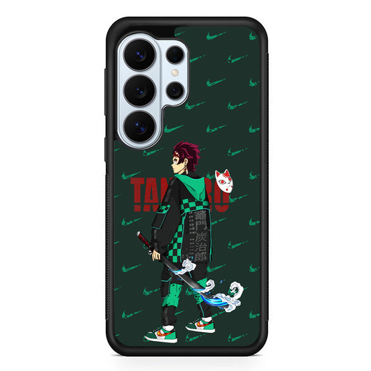 Nike on Tanjiro Suit Samsung Galaxy S26 Ultra Case | Protective Phone Cover