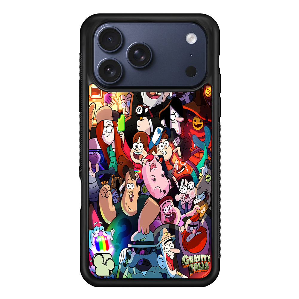 Gravity Falls All Character iPhone 17 Pro Max Case | Slim Protective Cover for iPhone 17 Pro Max