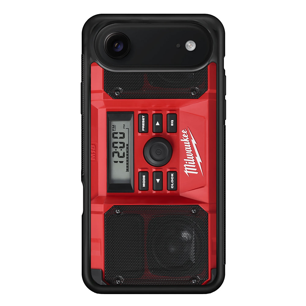 Milwaukee Tool Radio iPhone 17 Air Case | Slim Rubber Case for iPhone 17 Air