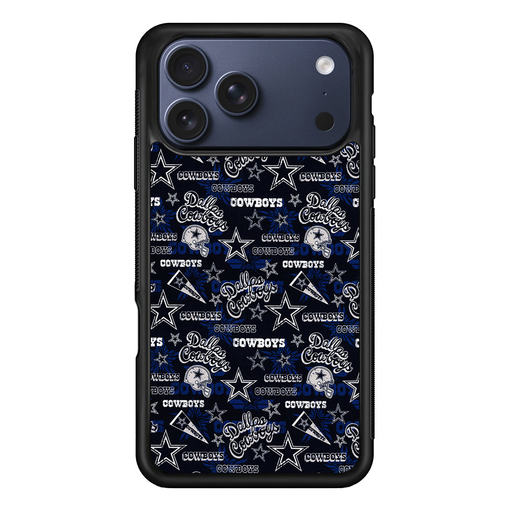 Dallas Cowboys Pattern iPhone 17 Pro Max Case | Slim Protective Cover for iPhone 17 Pro Max