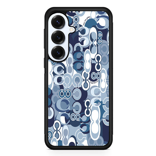 Coach Blue Samsung Galaxy S25 Plus Case | Slim Rubber Case for Samsung Galaxy S25 Plus