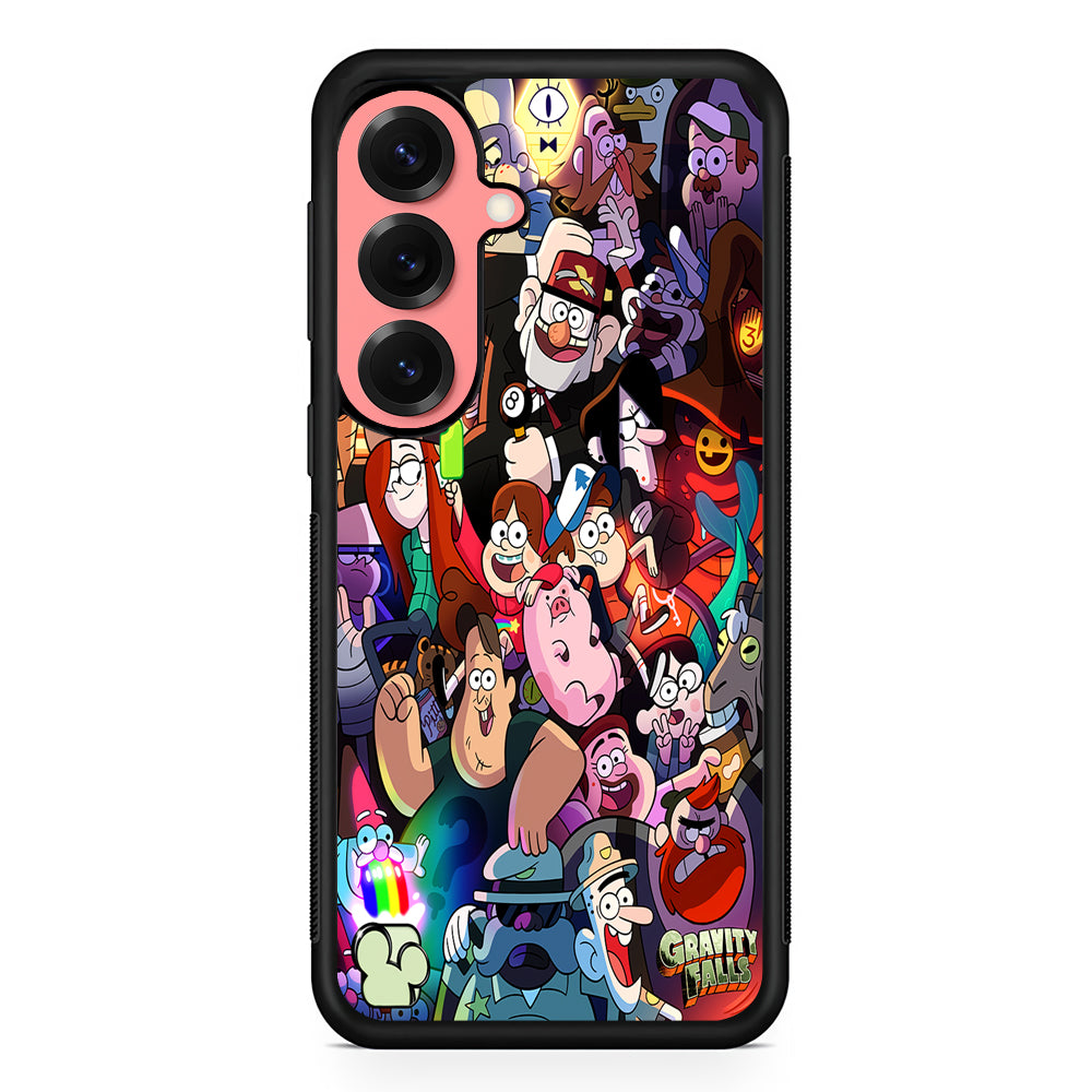 Gravity Falls All Character Samsung Galaxy S25 Case | Protective Case for Samsung Galaxy S25