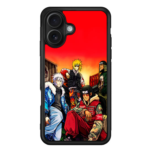 Naruto Hokage Hypebeast iPhone 16 Case - Oxvistore