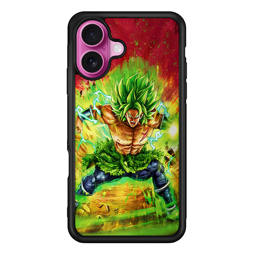 Broly Dragon Ball Super iPhone 17 Case | Slim Protective Rubber Phone Cover