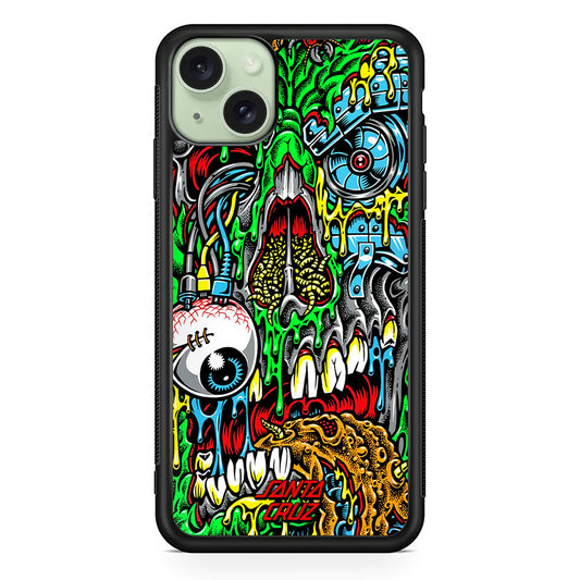 Santa Cruz Cyber Zombie iPhone 14 Plus Case | Slim Rubber Case for iPhone 14 Plus