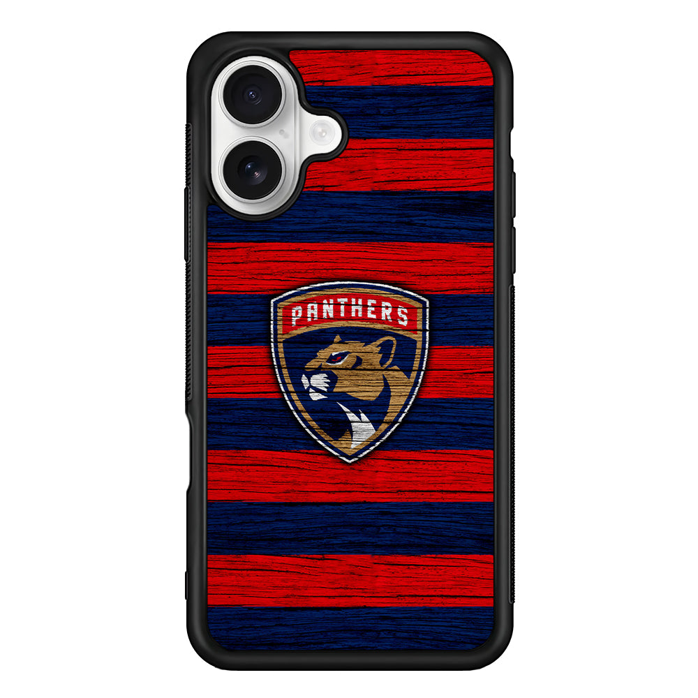 Florida Panthers Logo iPhone 16 Plus Case | Durable Protective Rubber Cover