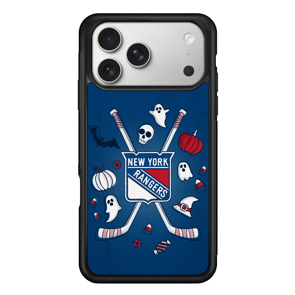 New York Rangers Logo iPhone 17 Pro Case | Slim Rubber Case for iPhone 17 Pro