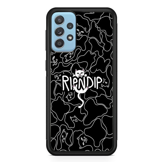 Rip N Dip Black Camo Samsung Galaxy A72 Case | Slim Rubber Case for Samsung Galaxy A72