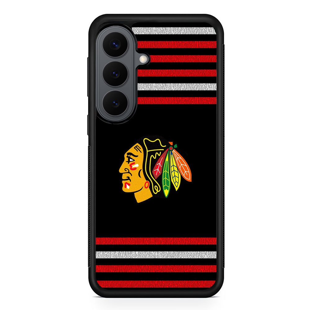 Chicago Blackhawks Logo Samsung Galaxy S26 Plus Case | Slim Rubber Case for Samsung Galaxy S26 Plus