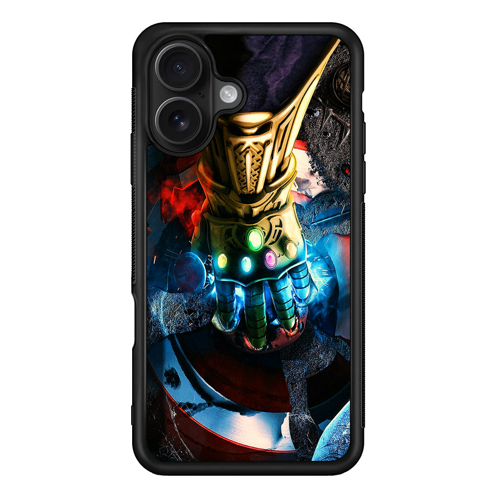 Avengers Infinity Thanos Gauntlet iPhone 16 Case - Oxvistore