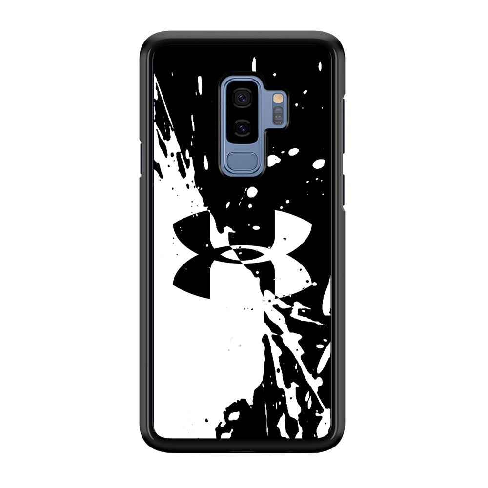 Under Armour Black White Samsung Galaxy S9 Plus Case | Slim Rubber Case for Samsung Galaxy S9 Plus