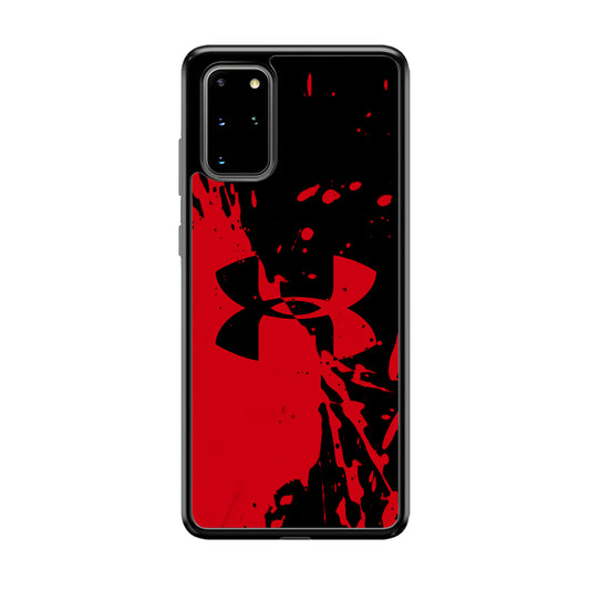 Under Armour Black Red Samsung Galaxy S20 Plus Case | Slim Rubber Case for Samsung Galaxy S20 Plus