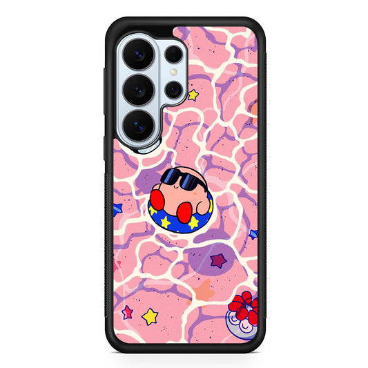 Kirby is Sunbathing on The Beach Samsung Galaxy S26 Ultra Case | Protective Phone Cover